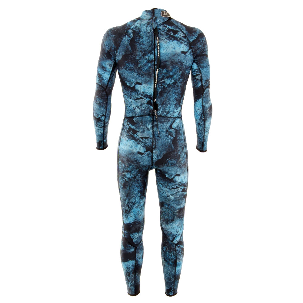 Aropec Neoprene Mens Spearfishing Full Wetsuit 3mm Camo Green 3XL