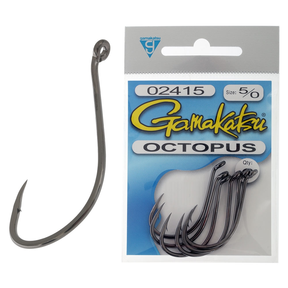 Gamakatsu Octopus Hooks 5/0 Qty 6