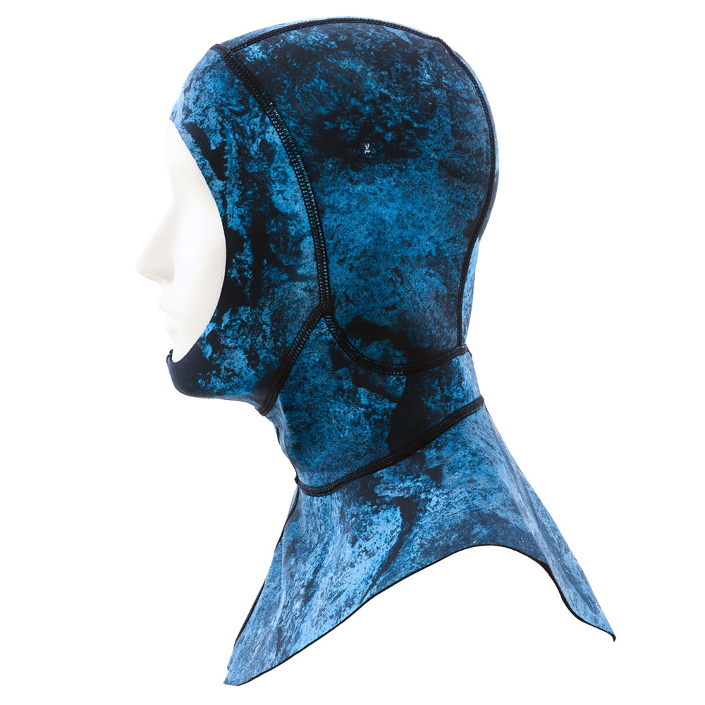 Aropec Spearfishing Dive Hood Camo Blue 1.5mm M