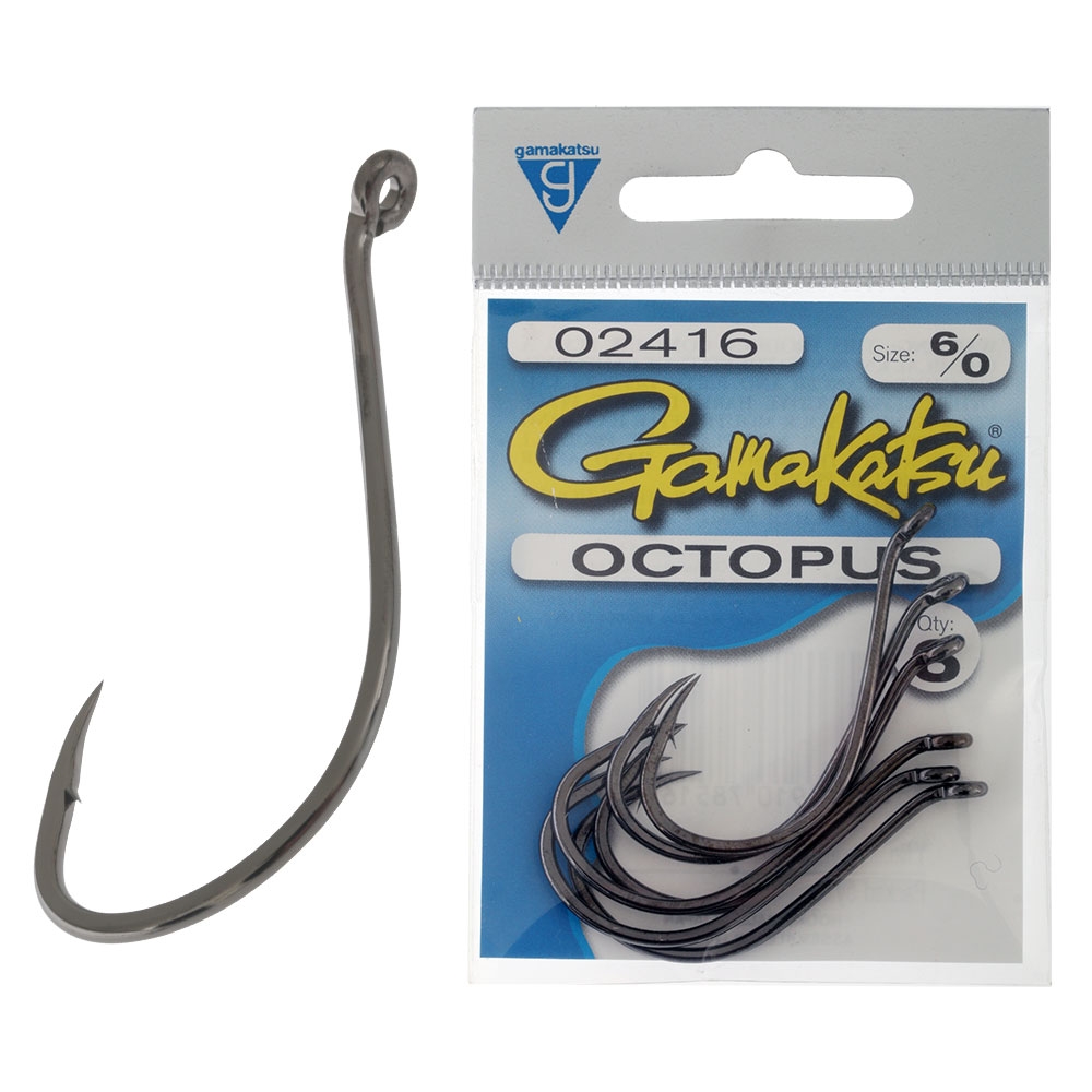 Gamakatsu Octopus Hooks 6/0 Qty 6