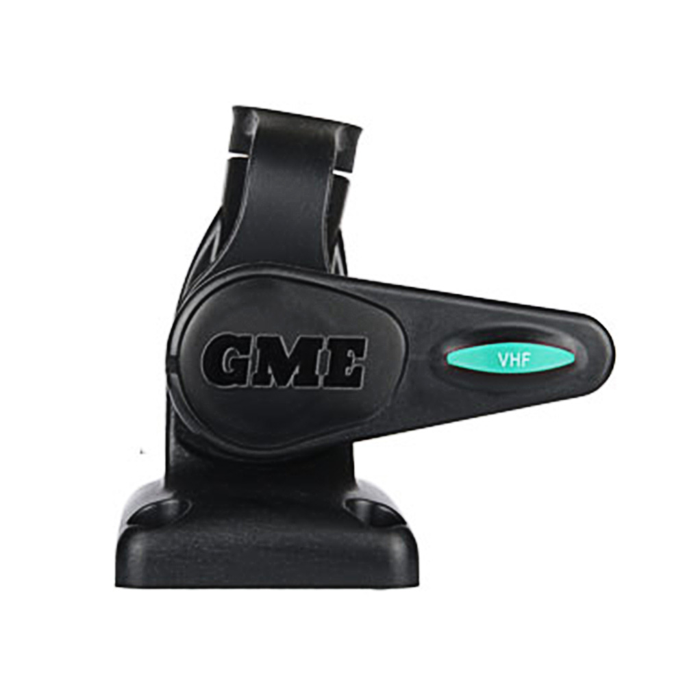 GME ABL013B Single Swivel Rectangular Antenna Base Black