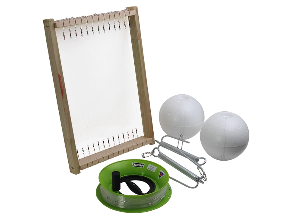 Nacsan Boat Longline on Handcaster Set with Traceboard Weights and Buoys Nacsan Boat Longline on Handcaster Set with Traceboard Weights and Buoys