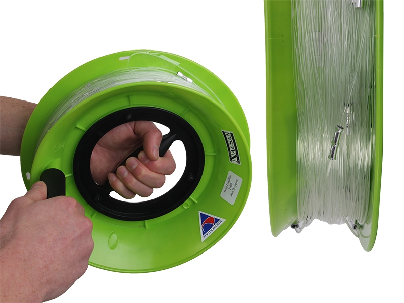 Nacsan Boat Longline on Handcaster Set with Traceboard Weights and Buoys