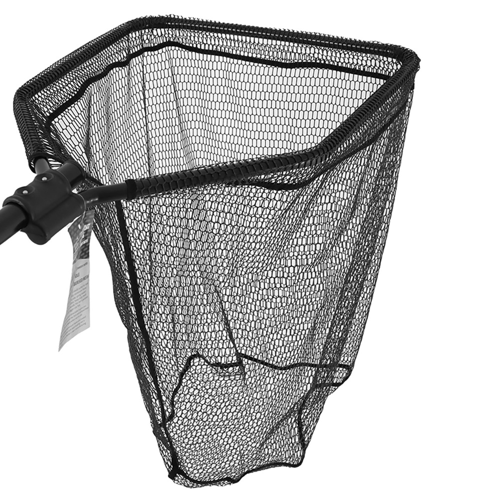 Jarvis Walker Deluxe Retractable Rubber Boat Landing Net 120-180cm with 50x60cm Frame