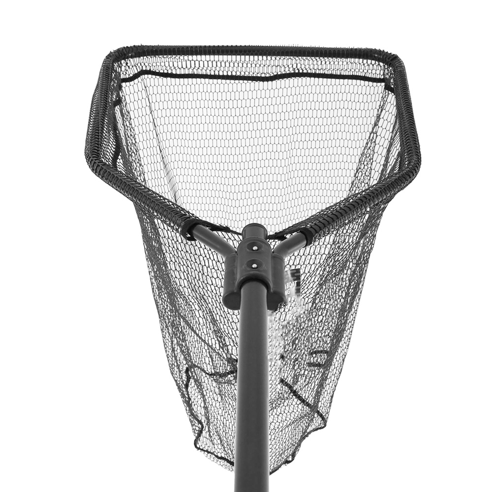 Jarvis Walker Deluxe Retractable Rubber Boat Landing Net 120-180cm with 50x60cm Frame