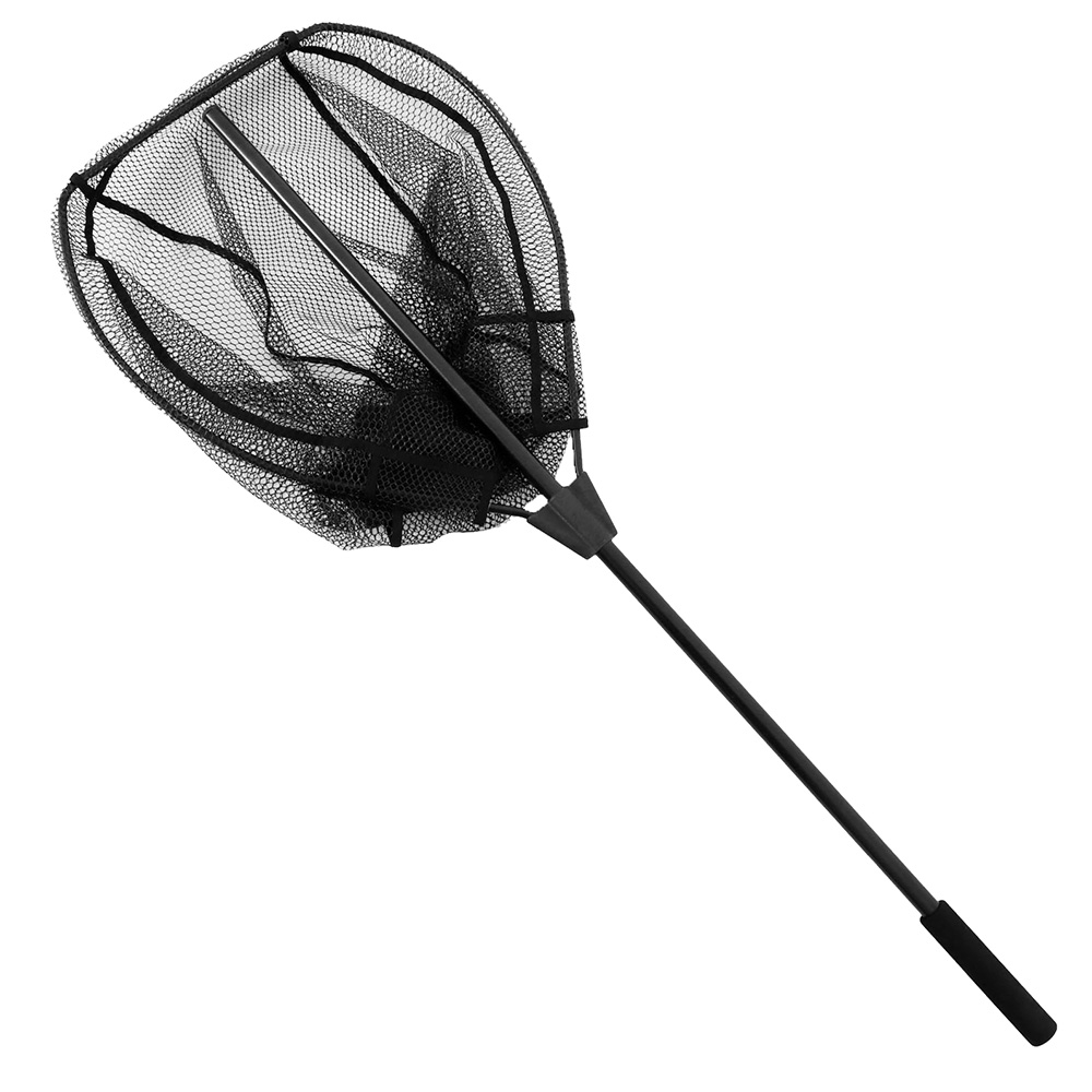 Jarvis Walker Deluxe Retractable Rubber Boat Landing Net 120-180cm with 43x57cm Frame