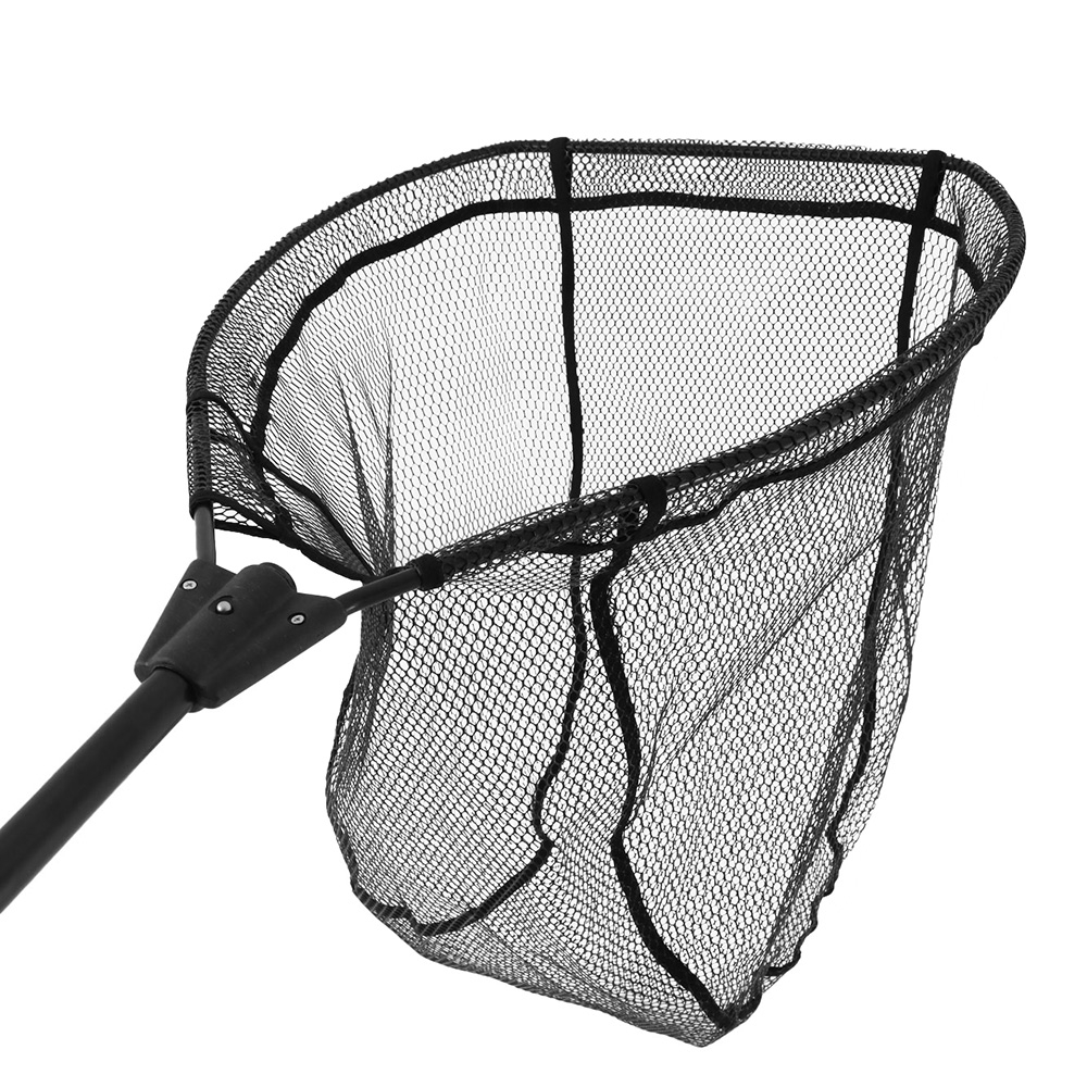 Jarvis Walker Deluxe Retractable Rubber Boat Landing Net 120-180cm with 43x57cm Frame