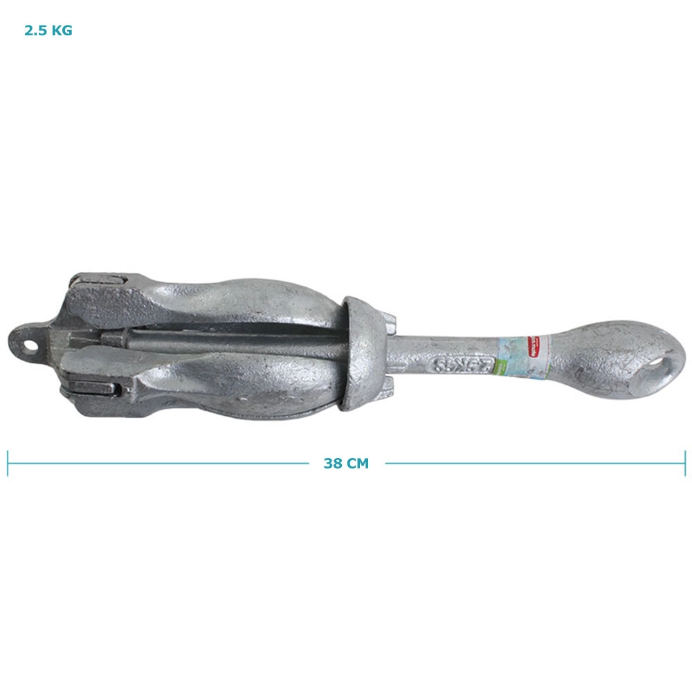 Galvanised Collapsible Grapnel Anchor Galvanised Collapsible Grapnel Anchor