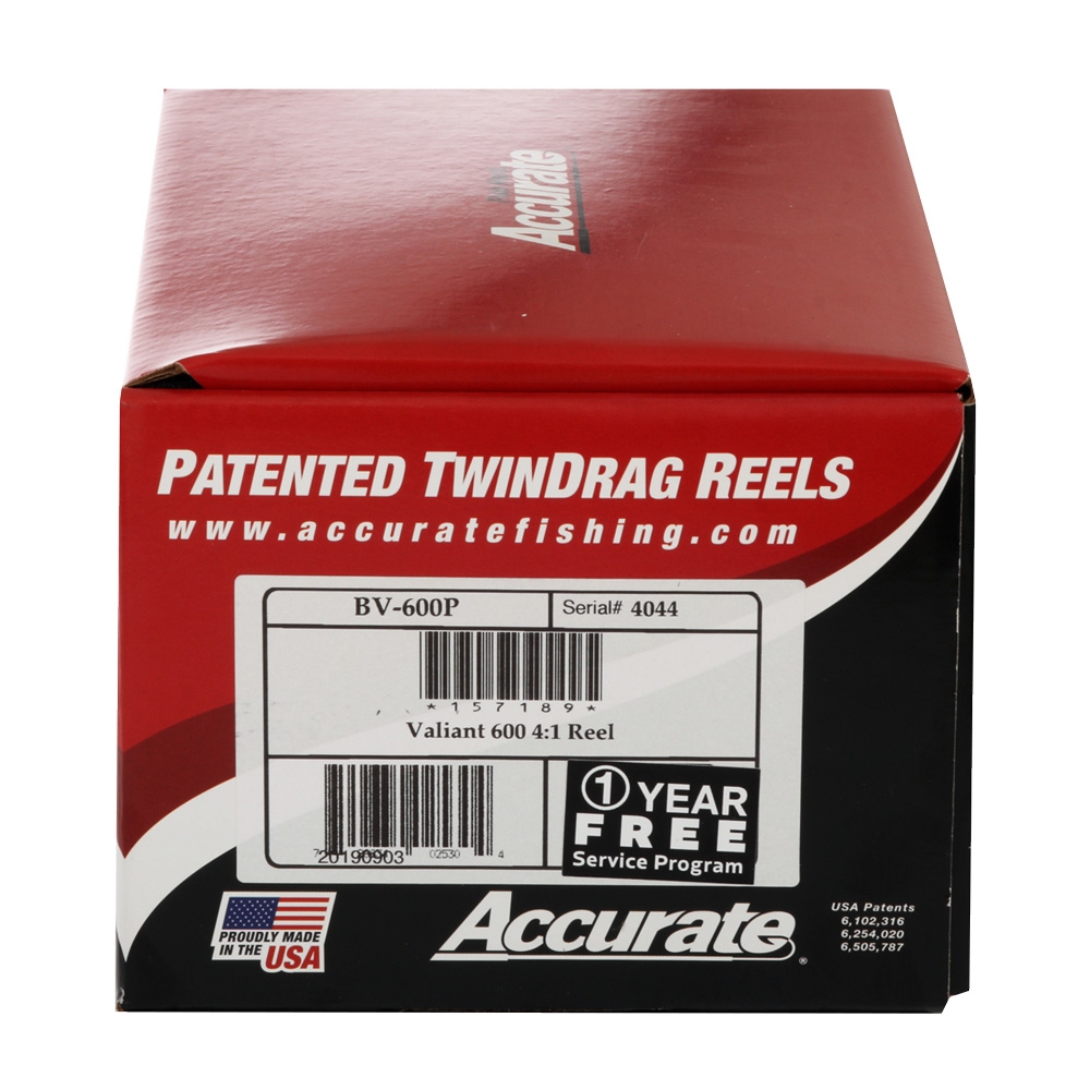 Accurate Valiant 600 Jigging Reel