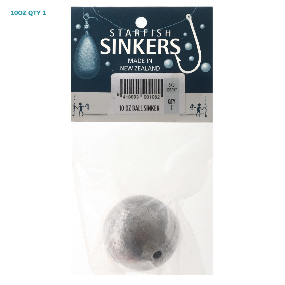 Starfish Ball Sinkers 10oz Qty 1