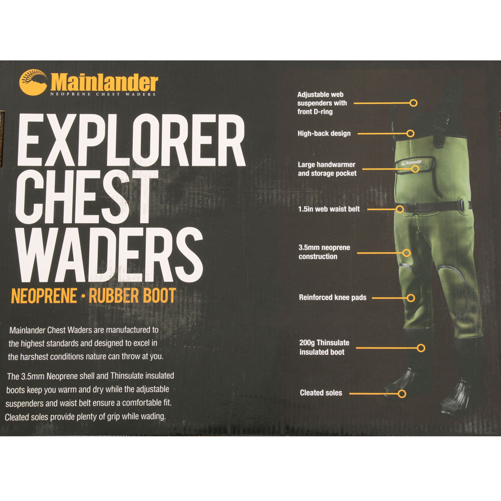 Mainlander Explorer Neoprene Chest Waders 3.5mm