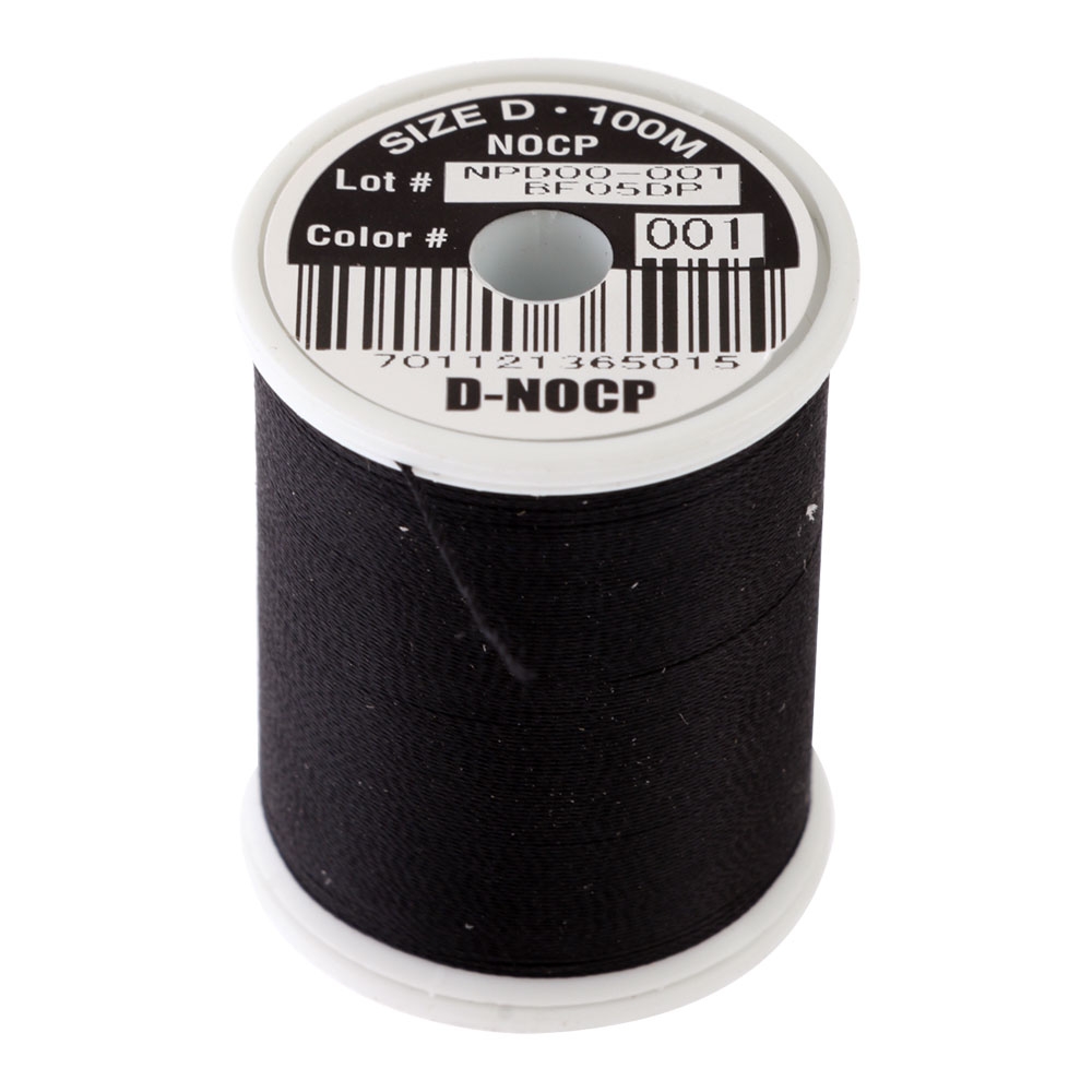 Fuji Poly D Grade Rod Binding Thread 100m Black