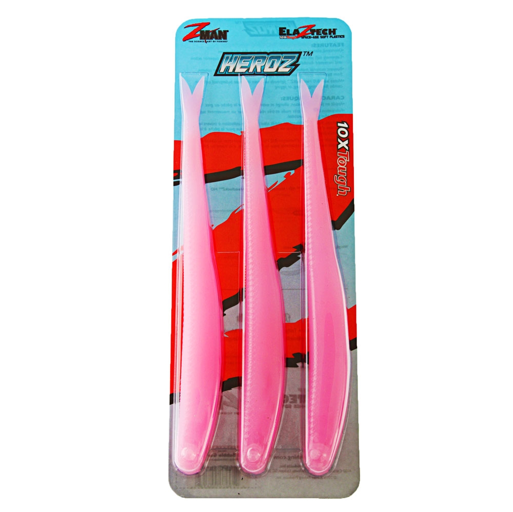 Z-Man HeroZ Jerk Soft Bait 25cm Qty 3 Bubble Gum