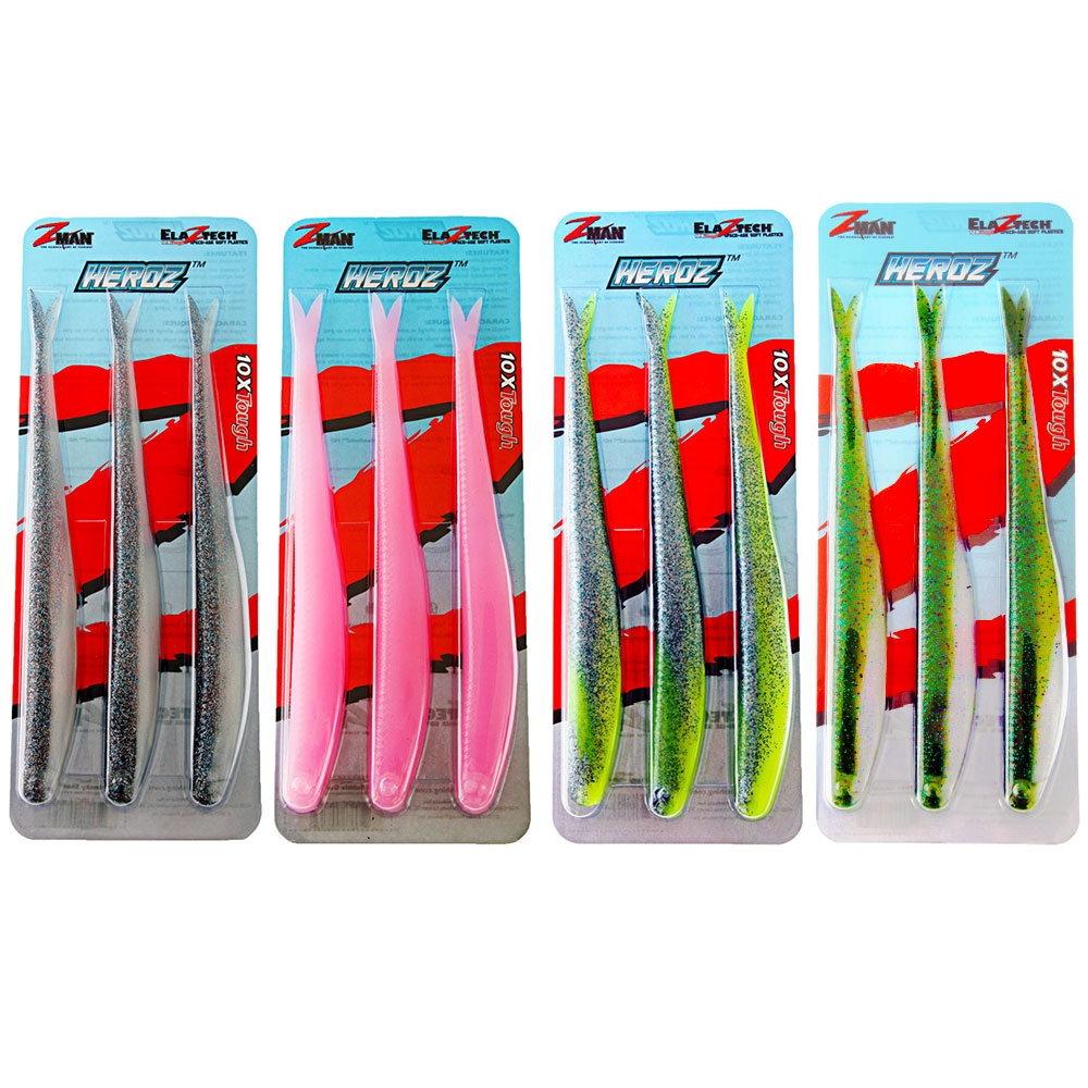 Z-Man HeroZ Jerk Soft Bait 25cm Qty 3