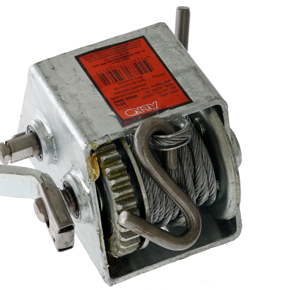 AL-KO 2-Speed Marine Trailer Winch with Cable 500kg