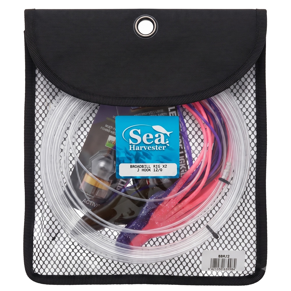 Sea Harvester Broadbill Swordfish Rig 12/0 J-Hook Twin Pack