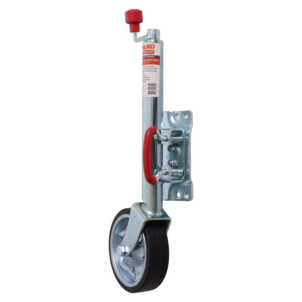 AL-KO Galvanised Jockey Wheel with Swivel Bracket 200mm AL-KO Galvanised Jockey Wheel with Swivel Bracket 200mm