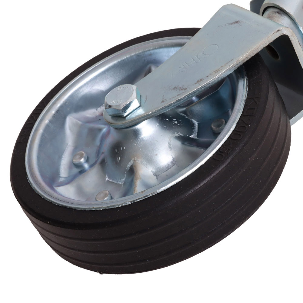 AL-KO Galvanised Jockey Wheel with Swivel Bracket 200mm