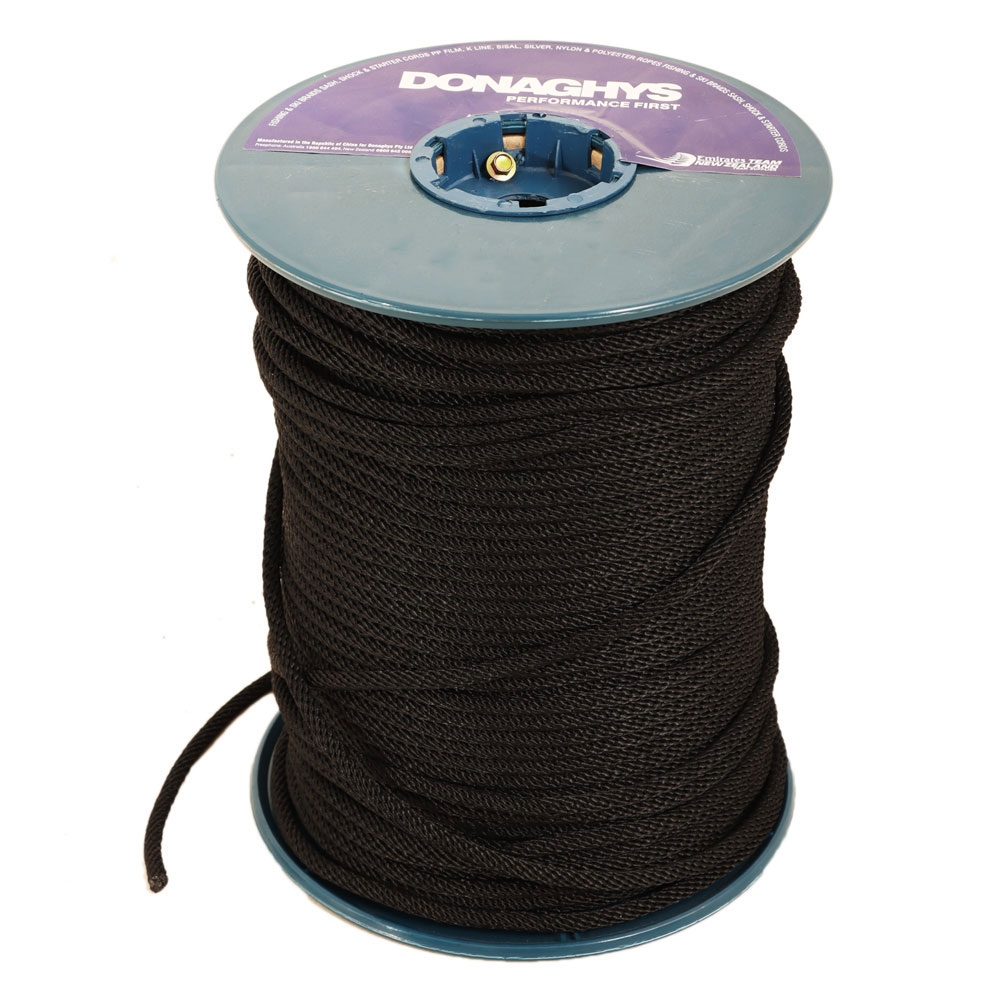 Donaghys Sash Cord Black - Per Metre