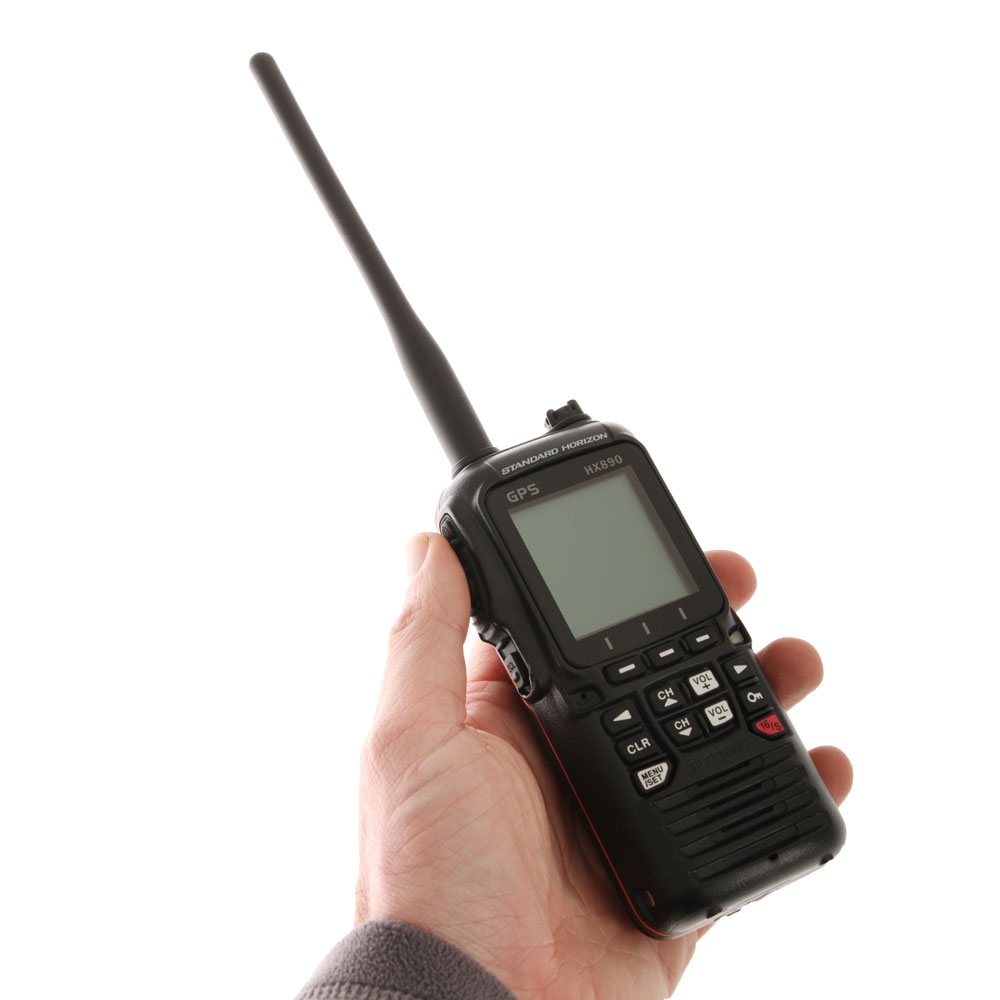 Standard Horizon HX890 Class H Floating DSC Handheld VHF/GPS Radio Black