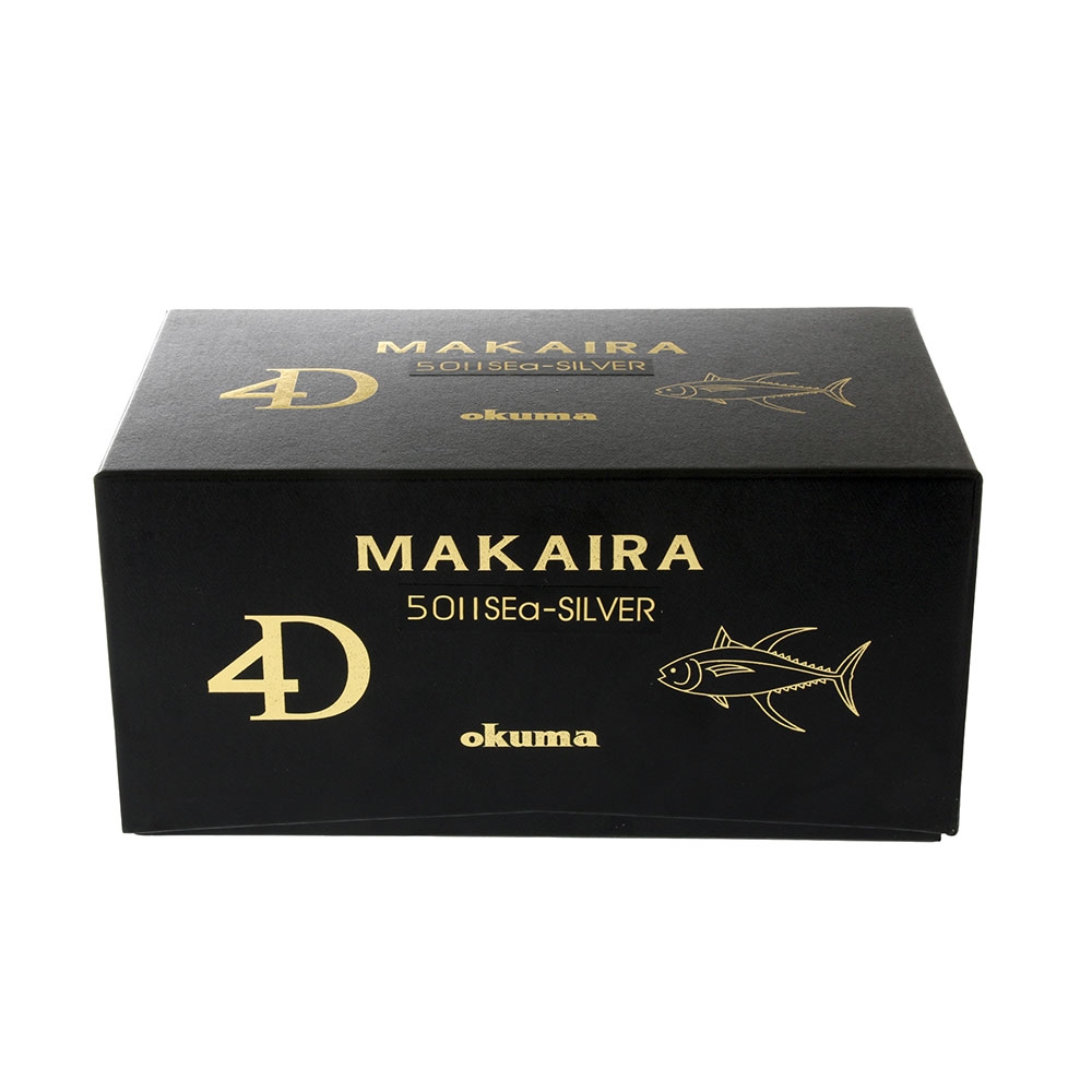 Okuma Makaira 50 2-Speed Open Top Game Reel Silver