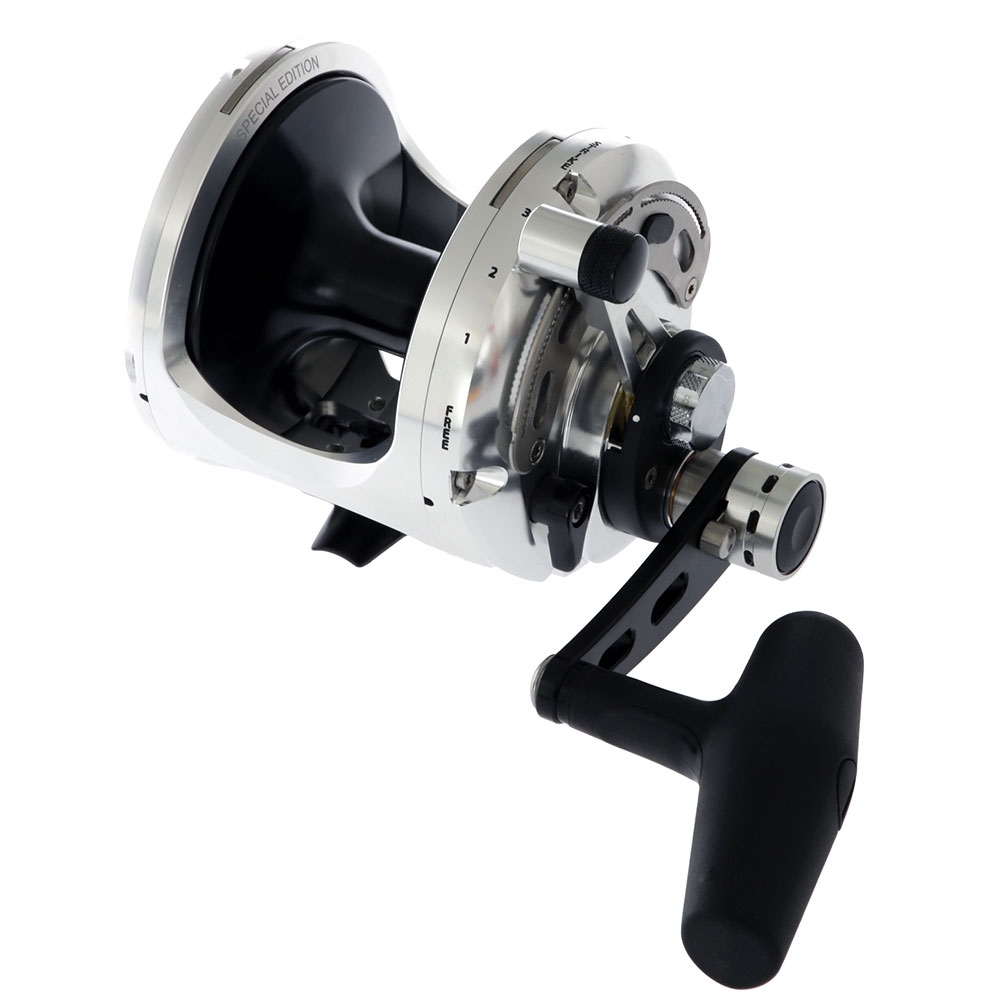 Okuma Makaira 50 2-Speed Open Top Game Reel Silver
