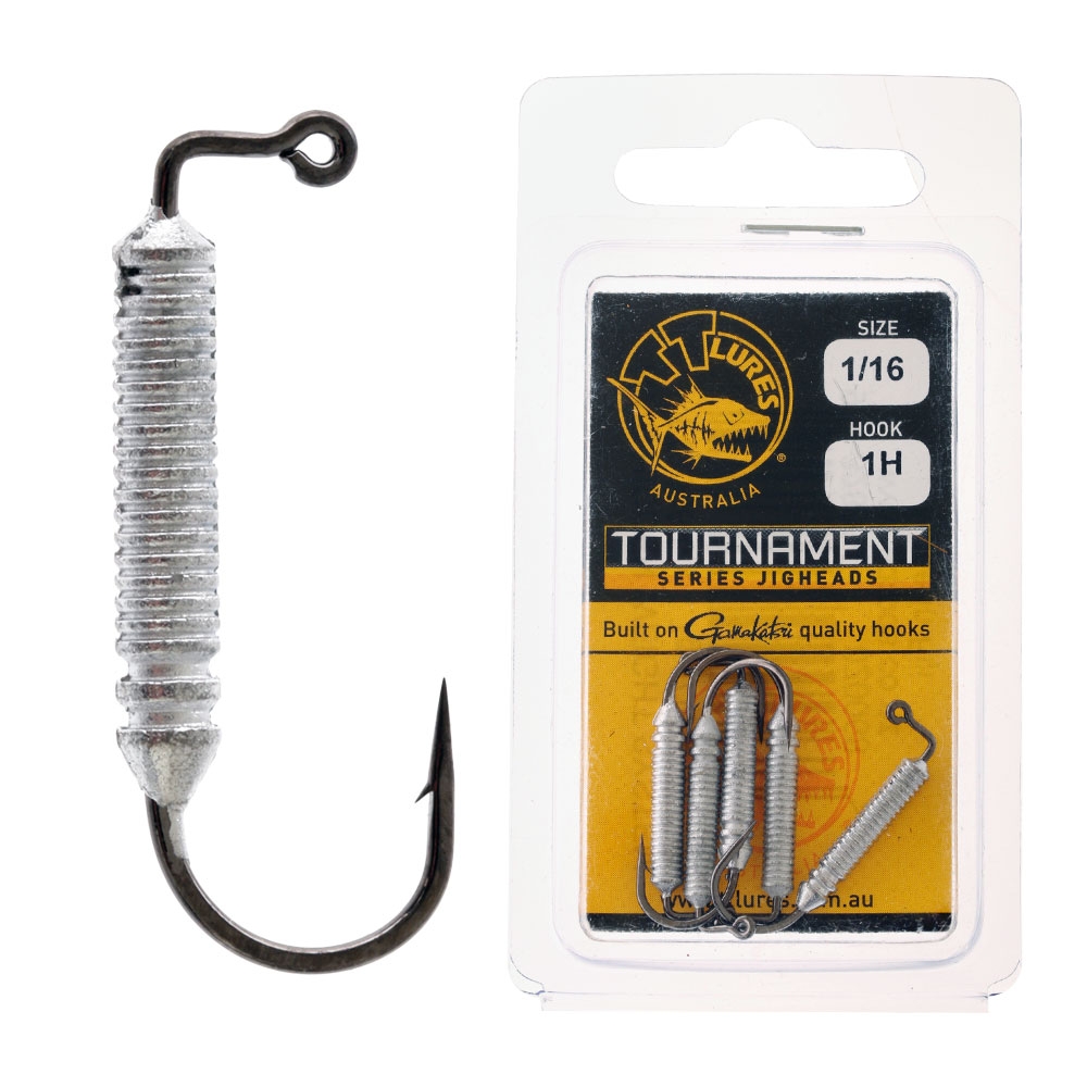 TT Lures Hidden Weight System Jig Heads #1H 1/16oz Qty 5