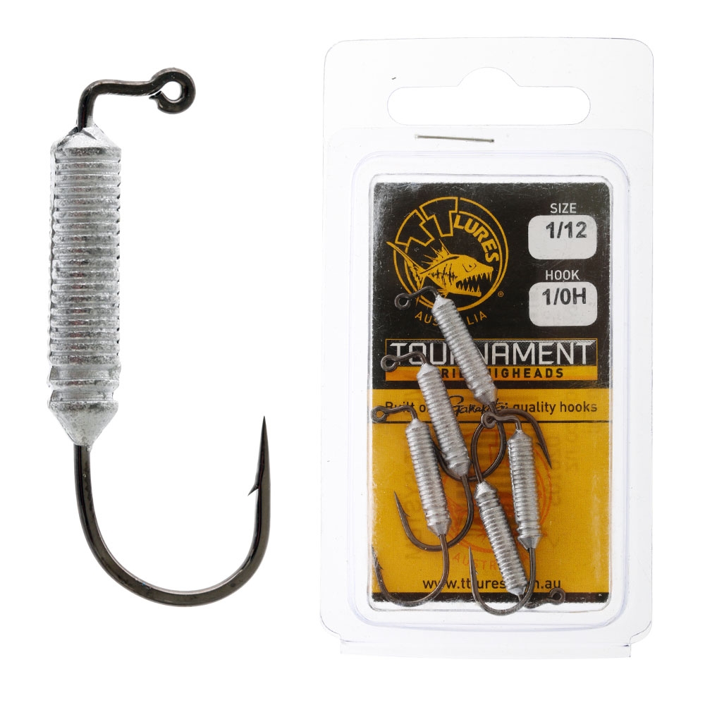 TT Lures Hidden Weight System Jig Heads #1/0H 1/12oz Qty 5