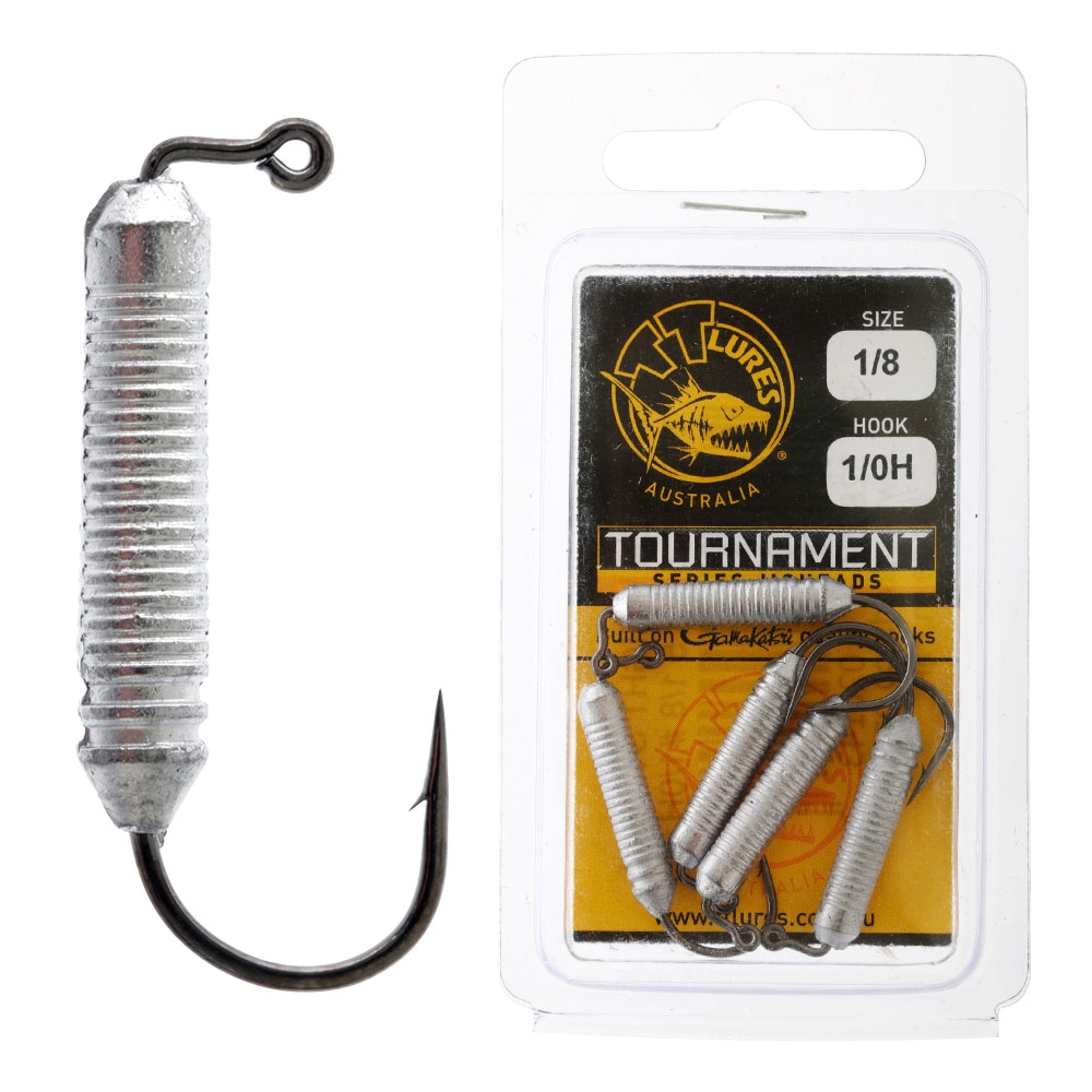 TT Lures Hidden Weight System Jig Heads #1/0H 1/8oz Qty 5