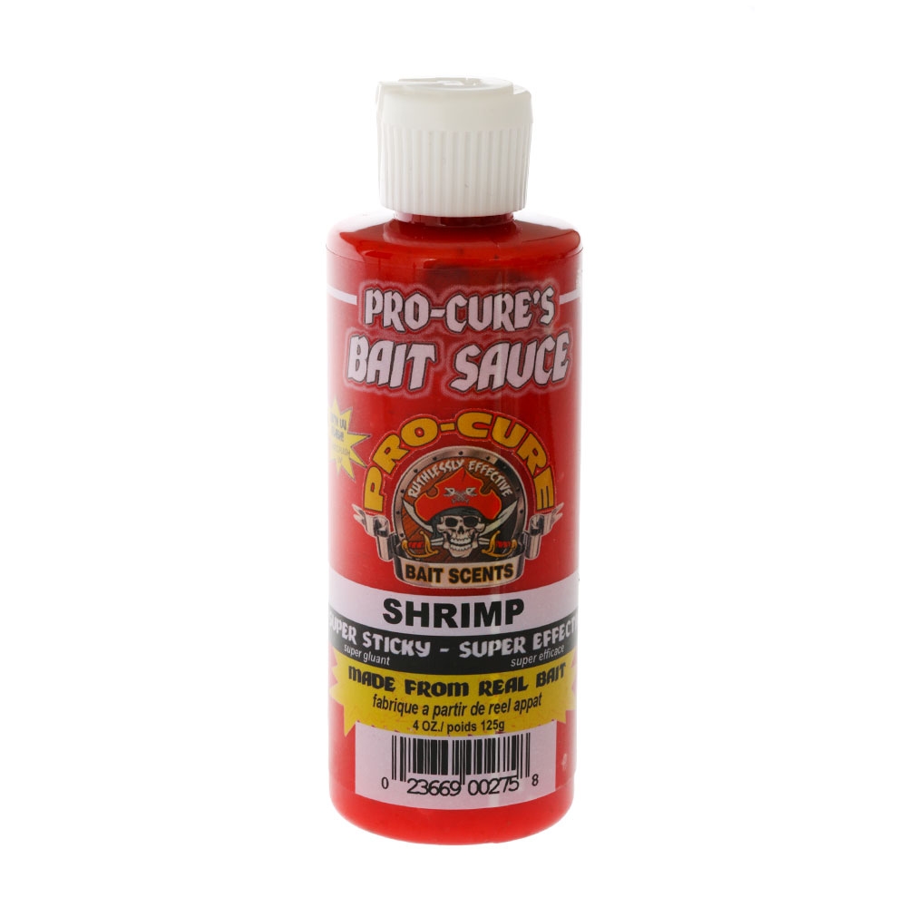 Pro-Cure Bait Sauce Shrimp Red 4oz