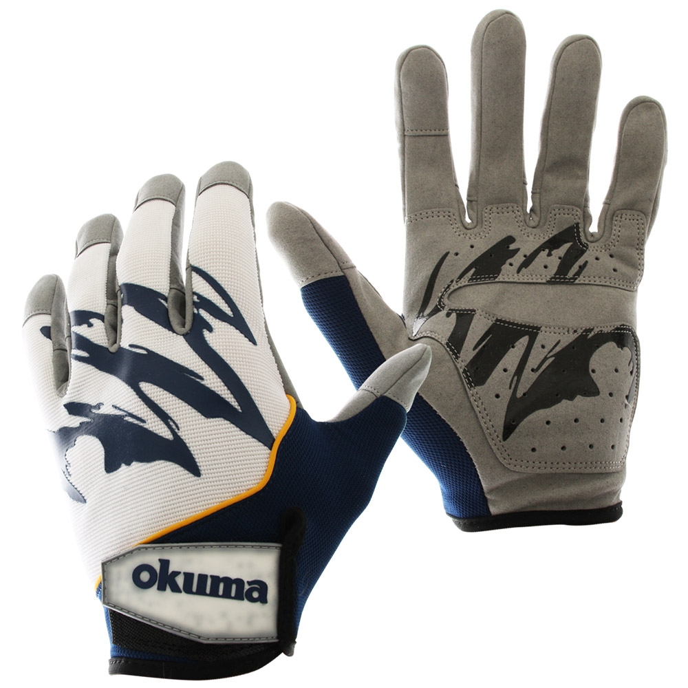 Okuma Full Fishing Gloves L