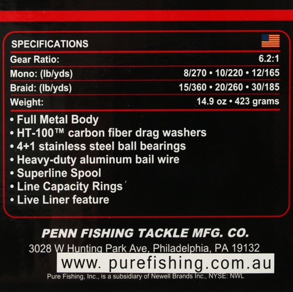 PENN Fierce 4000 Live Liner Regiment Black Ops Braid Rock Combo 9ft 2in 10kg 2pc
