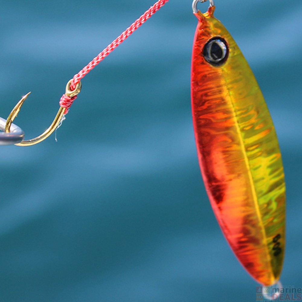 Daiwa Saltiga Slow Knuckle Jig 100g Red/Gold