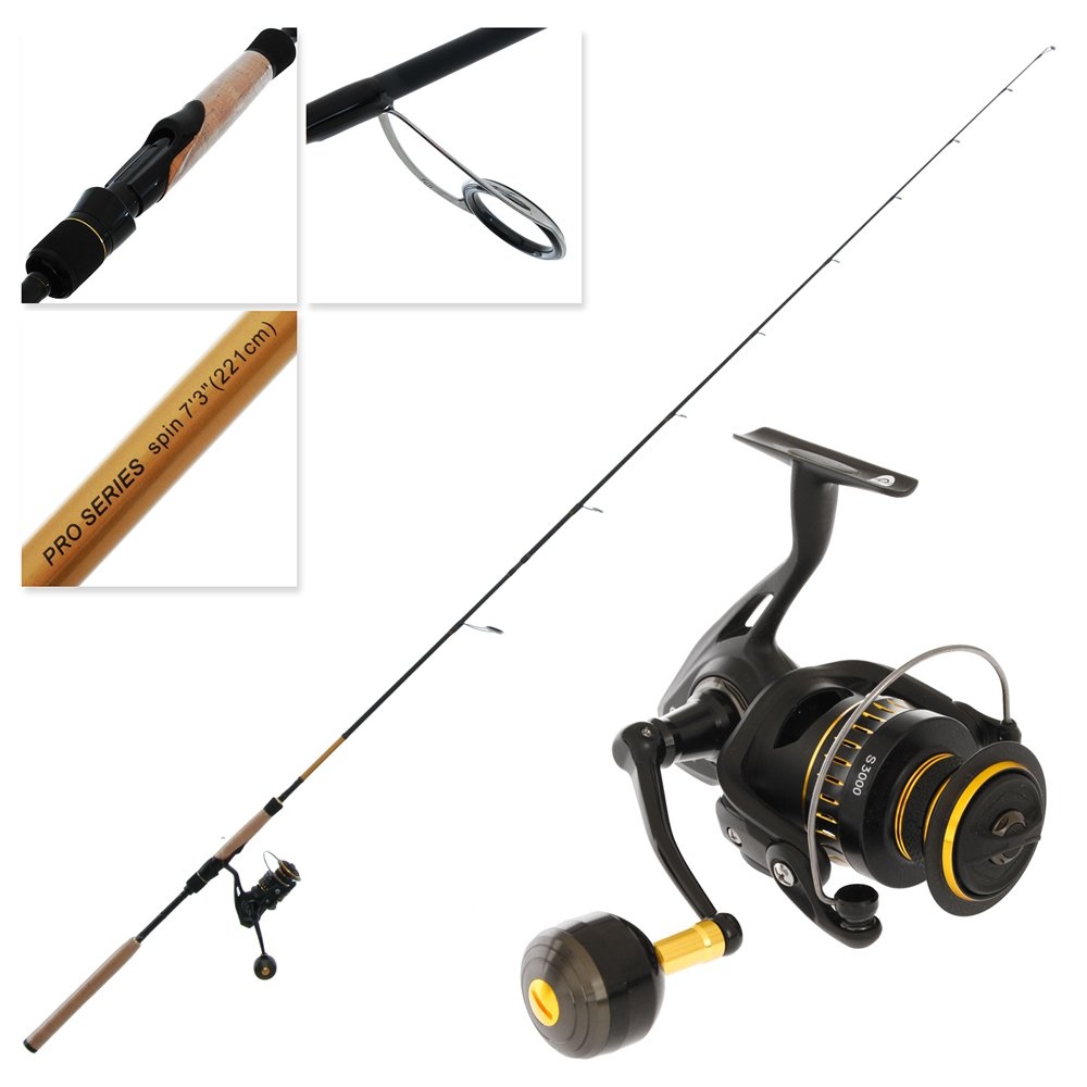 Catch SP3000 Pro Series Spinning Softbait Combo with Braid 7ft 3in 4-8kg 2pc