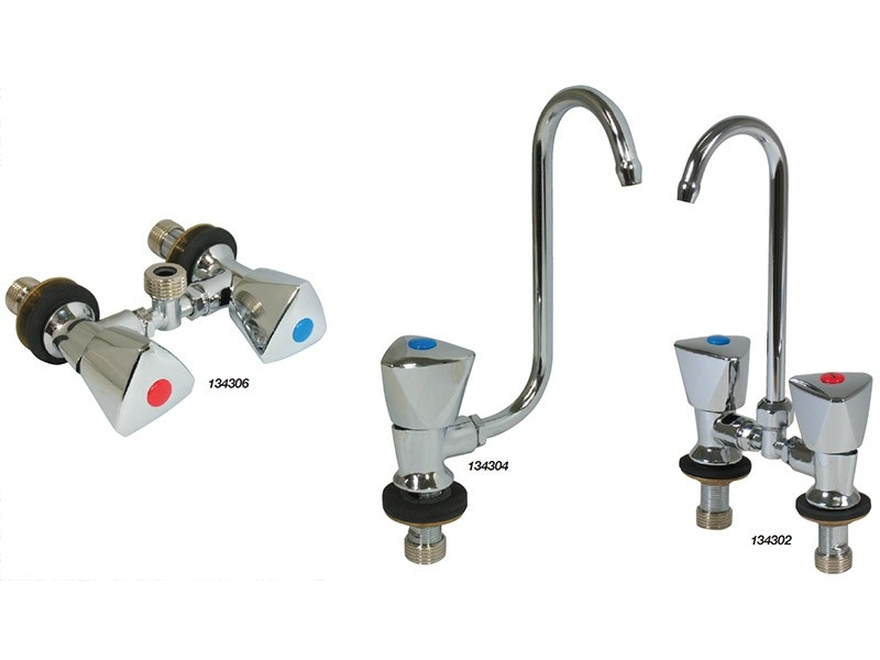 Chrome Plated Brass Mini Taps - Single Faucet