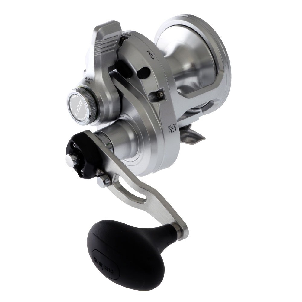 Shimano SpeedMaster LD II 12 2-Speed 25 Abyss SW Spiral Wrap OH Jig Combo 5ft 4in 200-300g 1pc
