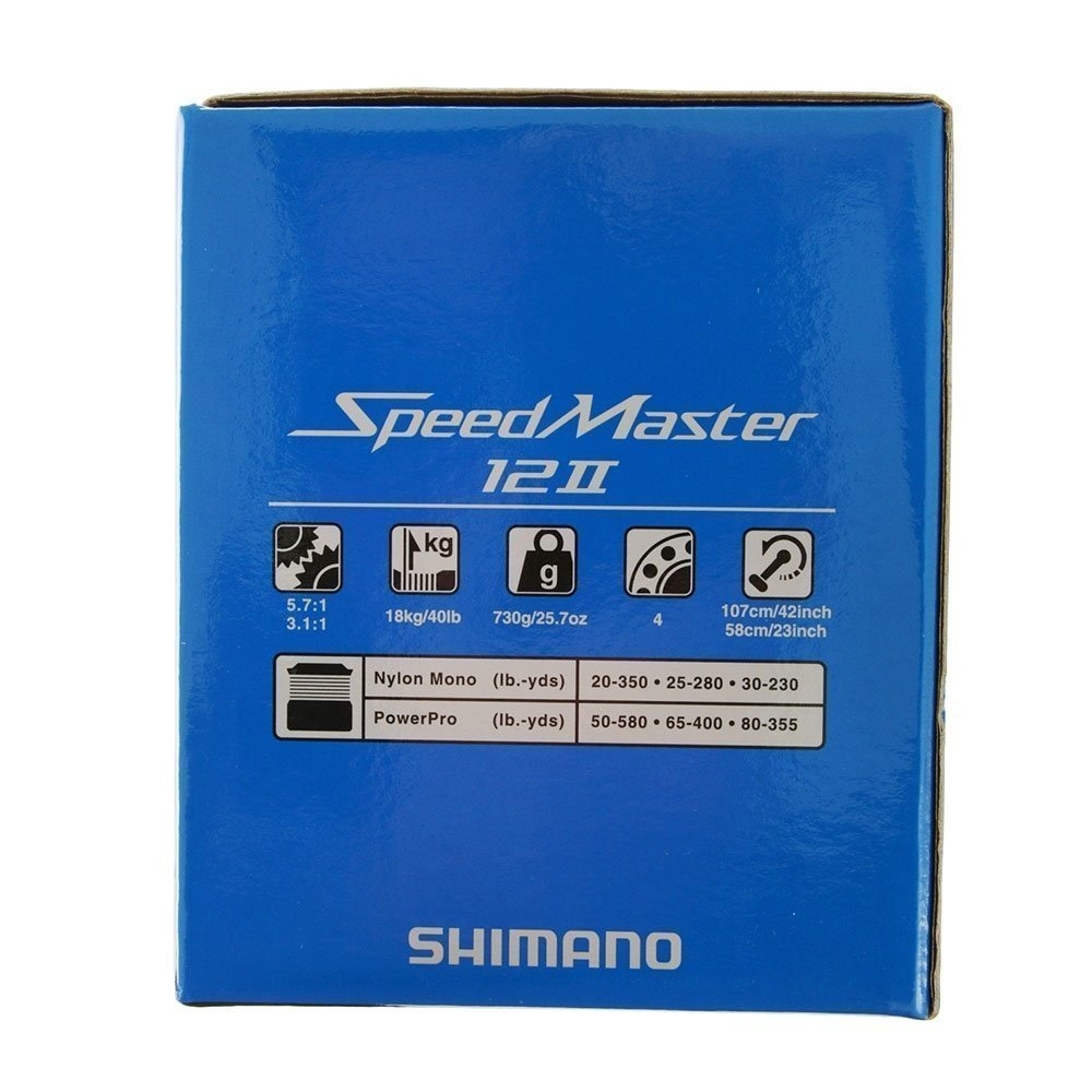 Shimano SpeedMaster LD II 12 2-Speed Extraction Overhead Jigging Combo 5ft 5in PE6-8 1pc