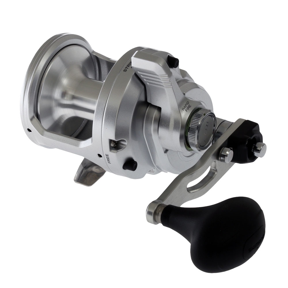 Shimano SpeedMaster LD II 12 2-Speed 25 Abyss SW Spiral Wrap OH Jig Combo 5ft 4in 200-300g 1pc