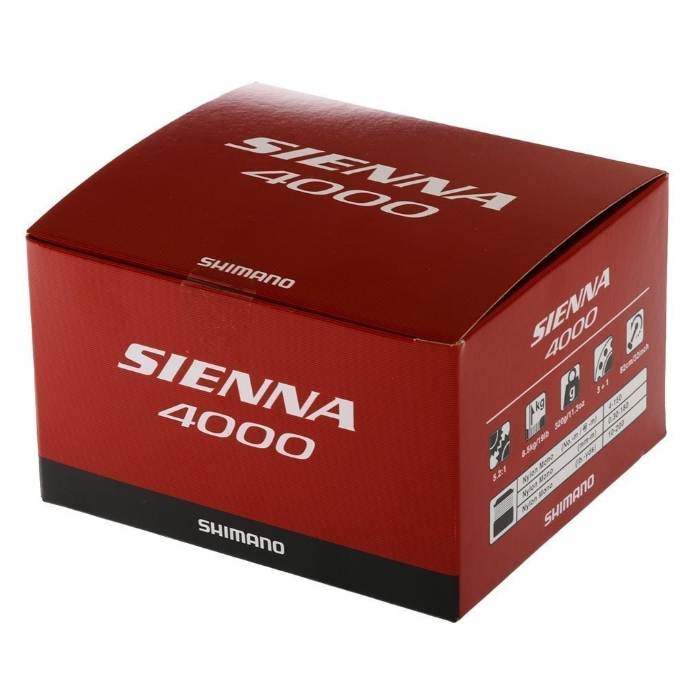 Shimano Sienna 4000 FG Catana Medium Heavy Spinning Combo 6ft 3in 4-8kg 2pc with Braid