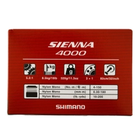Shimano Sienna 4000 FG Spinning Reel Thumbnail Shimano Sienna 4000 FG Spinning Reel