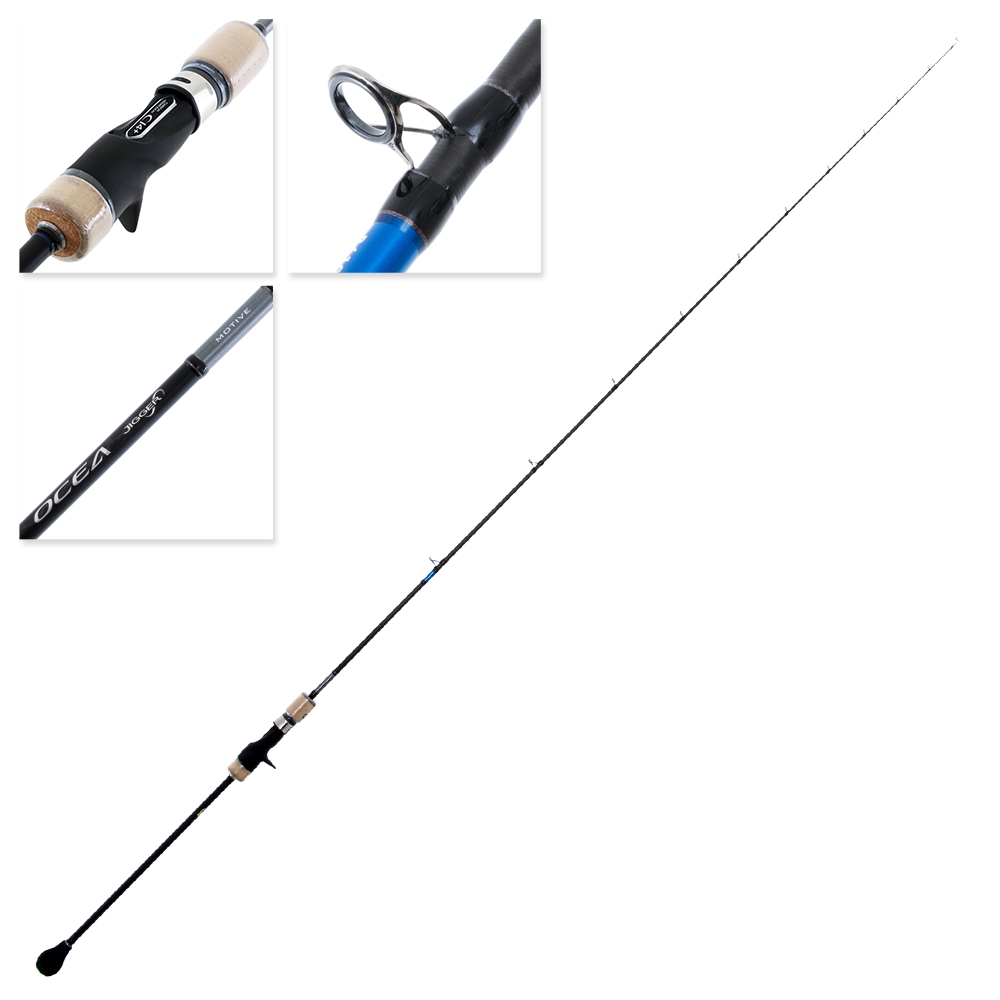 Shimano Ocea Jigger Motive B610-4 Overhead Slow Jig Rod 6ft 10in 160-380g 2pc