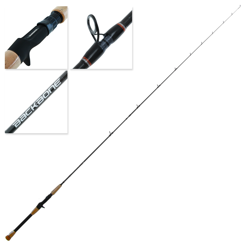 Shimano Backbone Overhead Baitcaster Rod 7ft 2-5kg 2pc