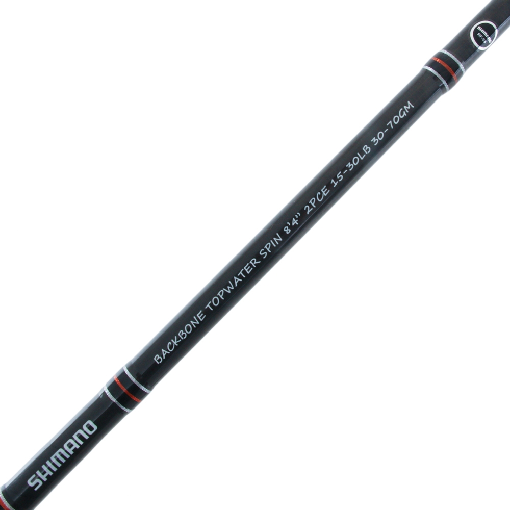 Shimano Backbone Spinning Topwater / Rock Rod 8ft 4in 30lb 2pc