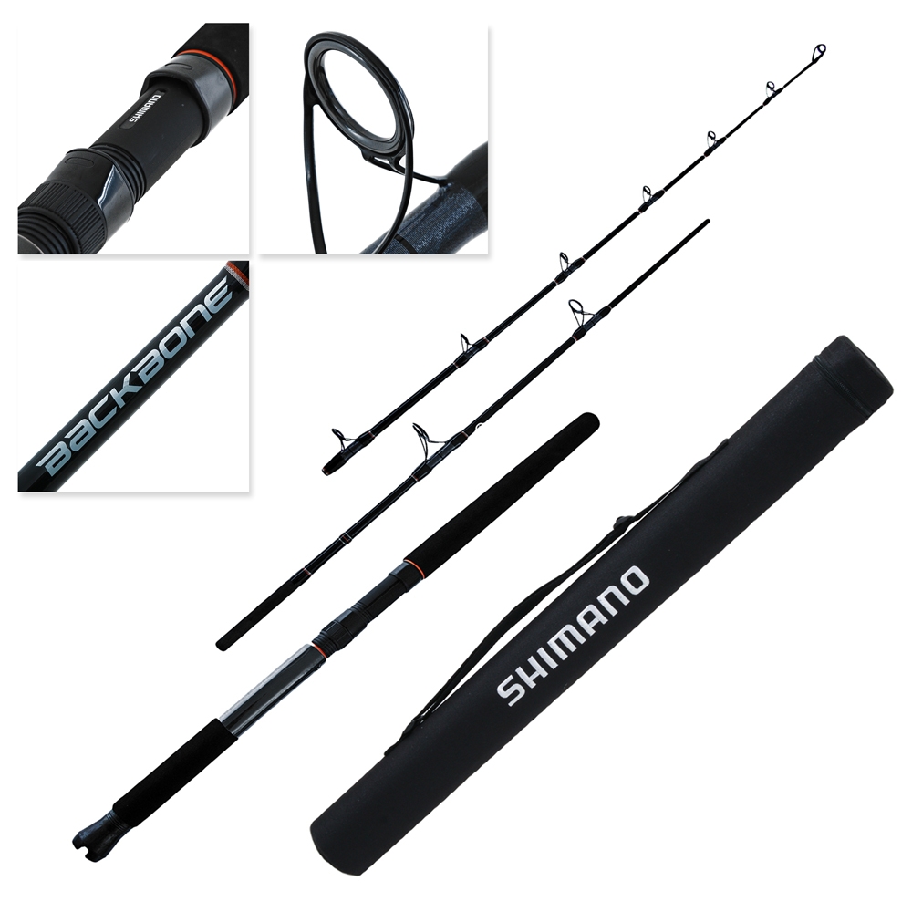 Shimano Backbone Overhead Travel Boat Rod 6ft 6in 10-15kg 3pc
