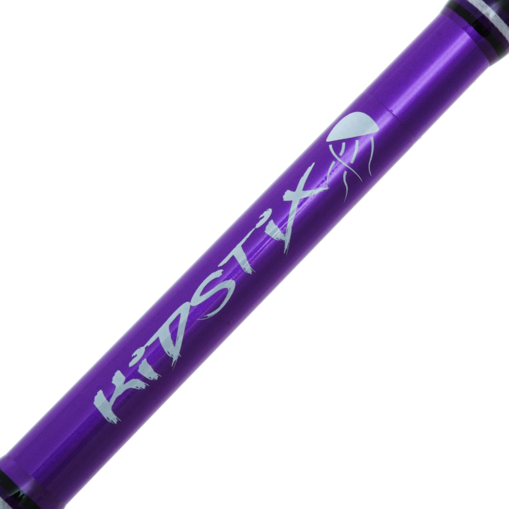 Shakespeare Bigwater Shimano Kidstix Girls Spin Kids Combo 5ft 5in 4-6kg 1pc Purple