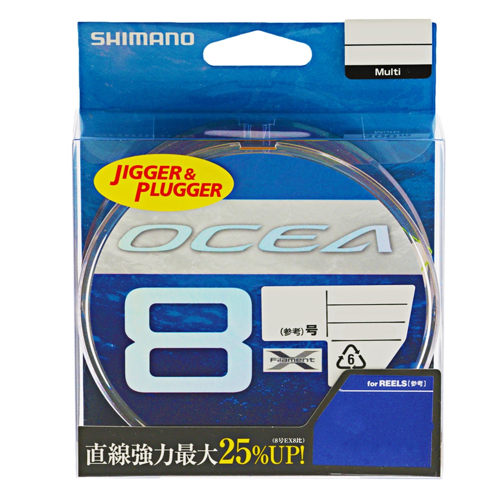 Shimano Ocea 8 Casting Braid SW Blue 300m PE6