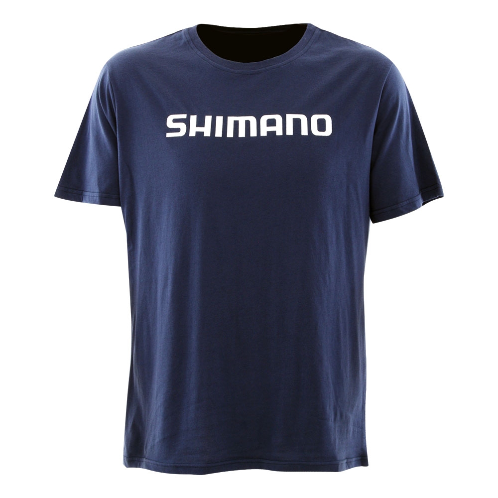 Shimano Corporate Mens T-Shirt Navy Large