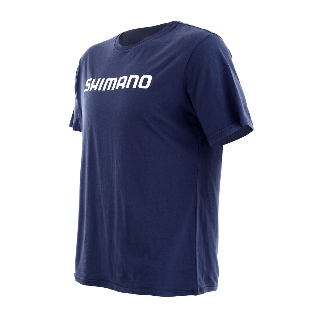Shimano Corporate Mens T-Shirt Navy Large
