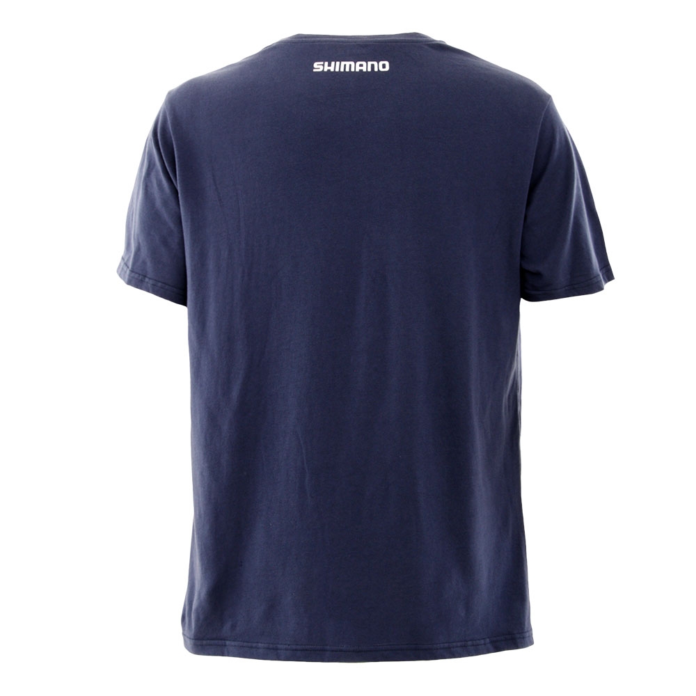 Shimano Corporate Mens T-Shirt Navy Large