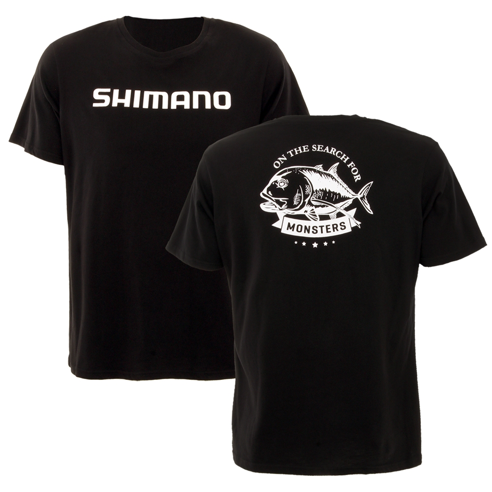 Shimano Monster GT Mens T-Shirt Black Small